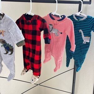 Newborn baby sleep pajama footed onesies sleep play